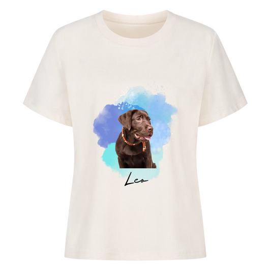 Aquarell Hund - Damen T-Shirt