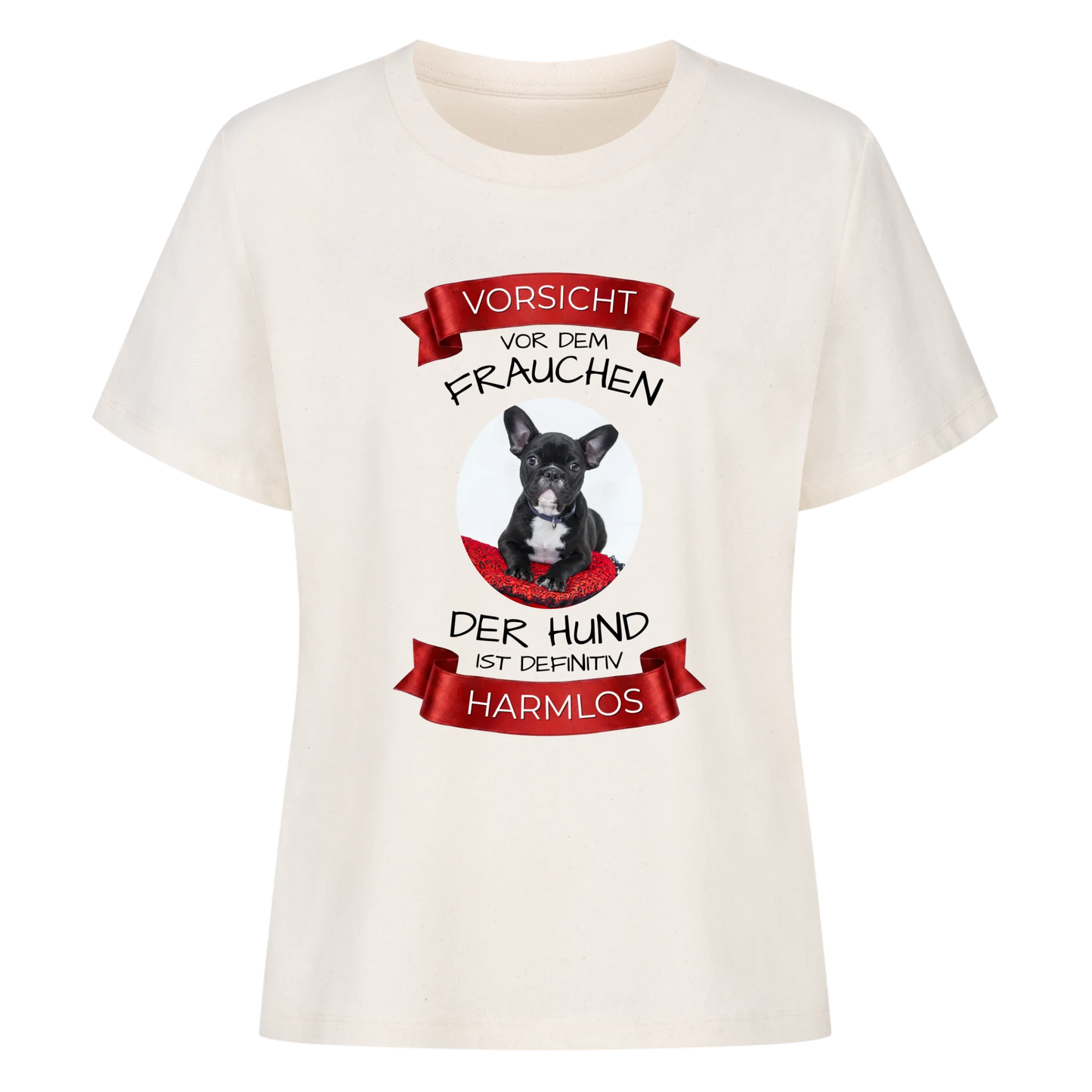 Vorsicht vor dem Frauchen - Damen T-Shirt