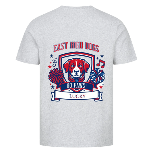 East High Dogs - Tshirt Unisex Backprint personalisierbar
