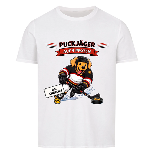 Puckjäger auf 4 Pfoten - Tshirt Unisex