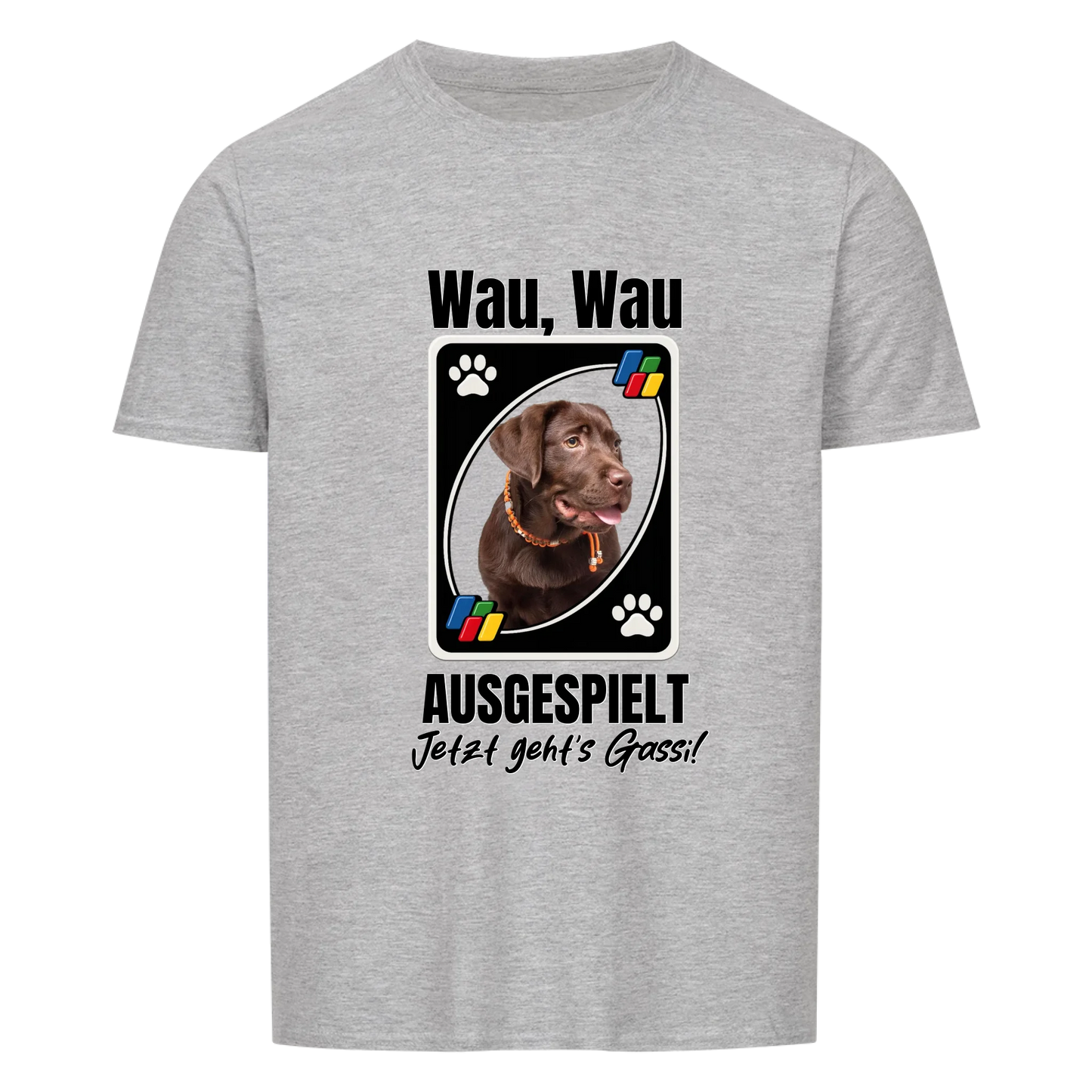 Uno Karte personalisiert - TShirt Unisex