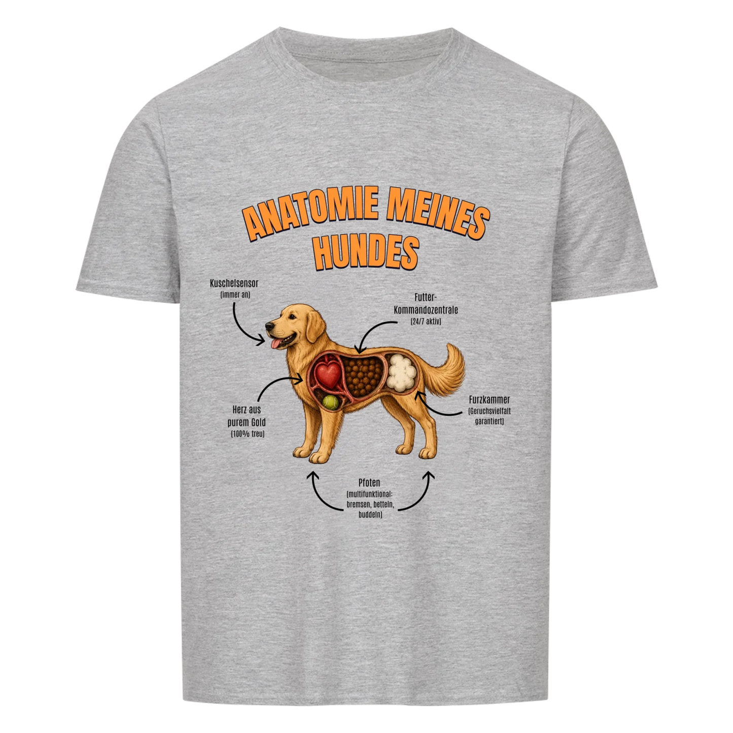 Anatomie meines Hundes - Tshirt Unisex