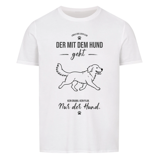 Personalisiertes Unisex-Tshirt - Der mit dem Hund geht