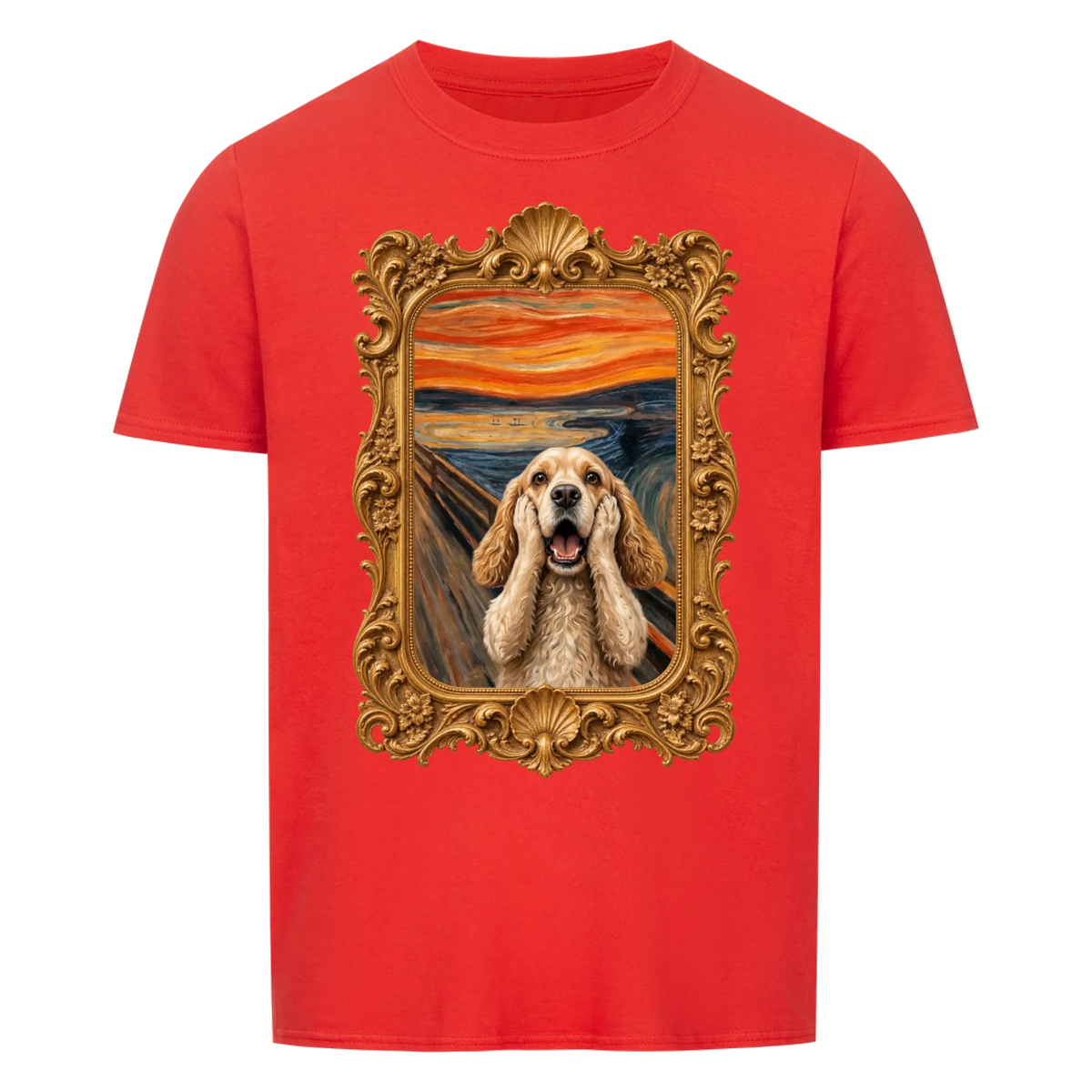 Personalisiertes Unisex-Tshirt - The Scream