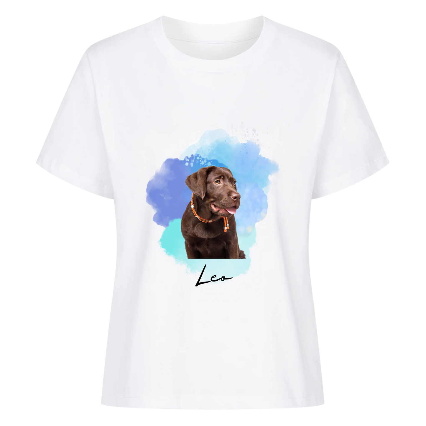 Aquarell Hund - Damen T-Shirt