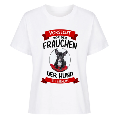 Vorsicht vor dem Frauchen - Damen T-Shirt