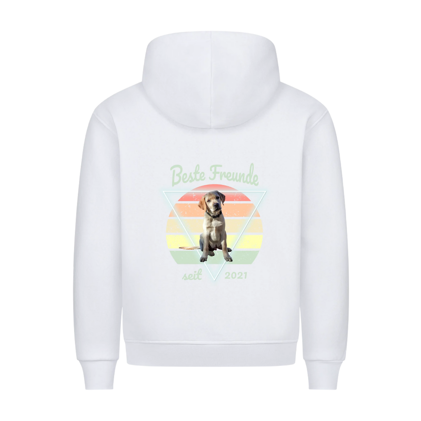 Retro Beste Freunde - Damen Hoodie