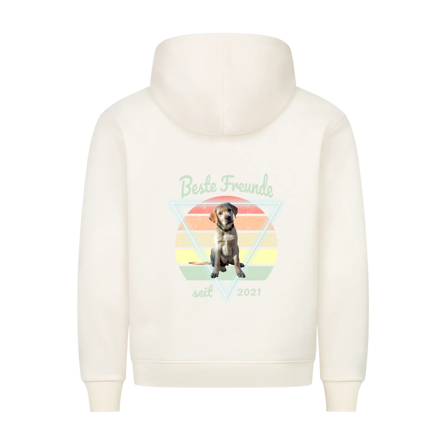 Retro Beste Freunde - Damen Hoodie