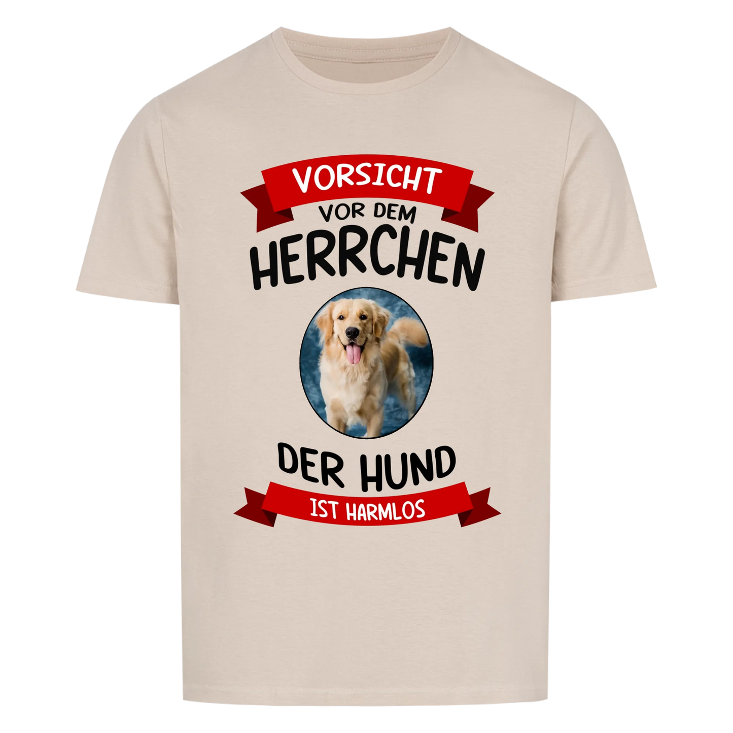 Vorsicht vor dem Herrchen - T-Shirt Unisex