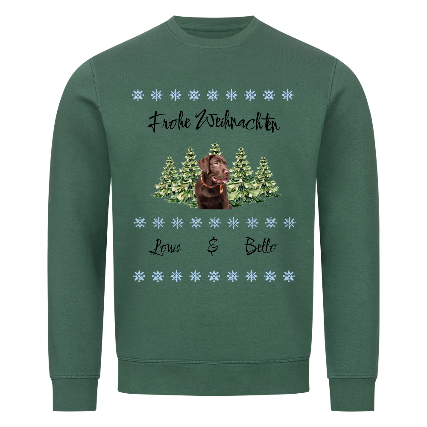 Personalisierbarer Weihnachtspullover - Unisex