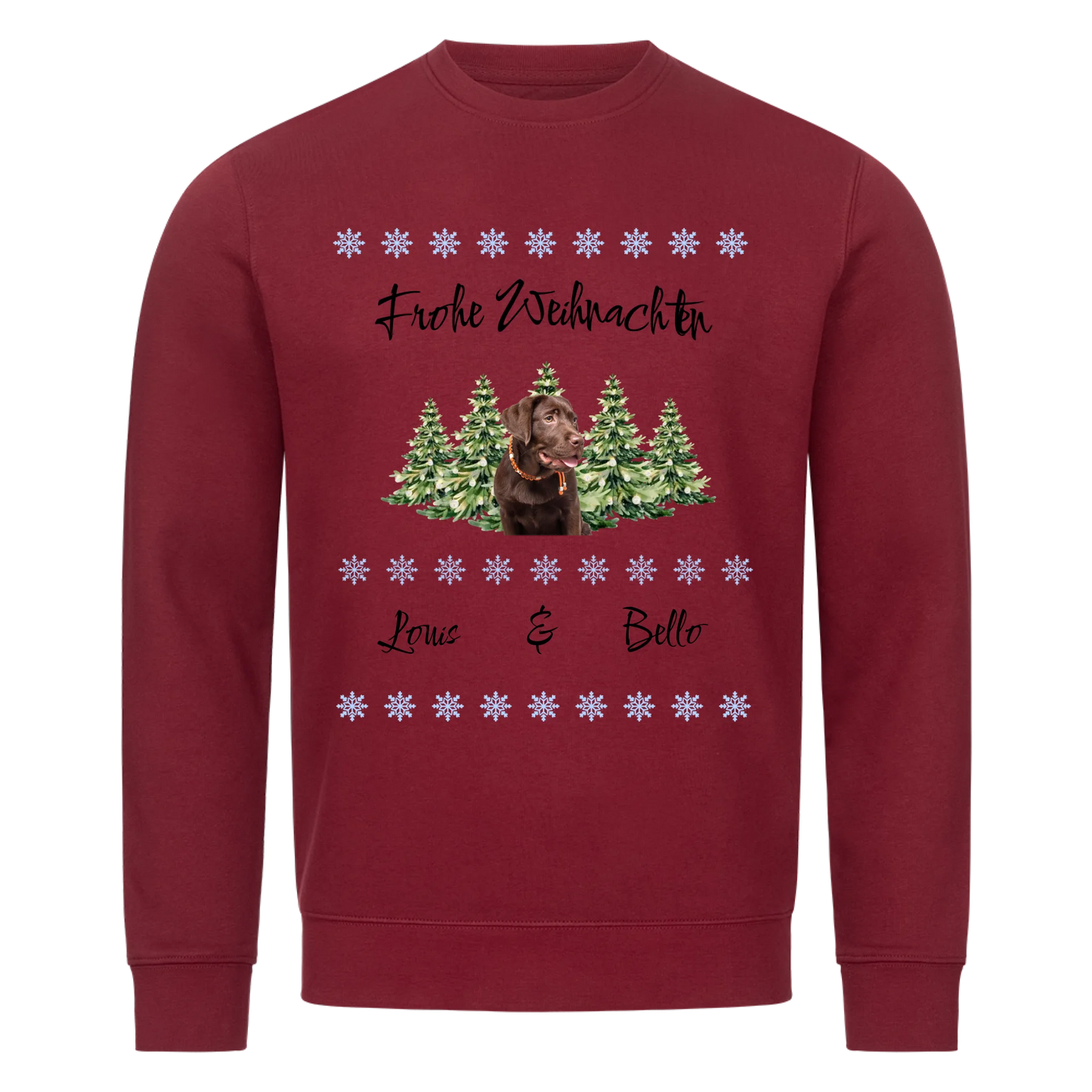 Personalisierbarer Weihnachtspullover - Unisex