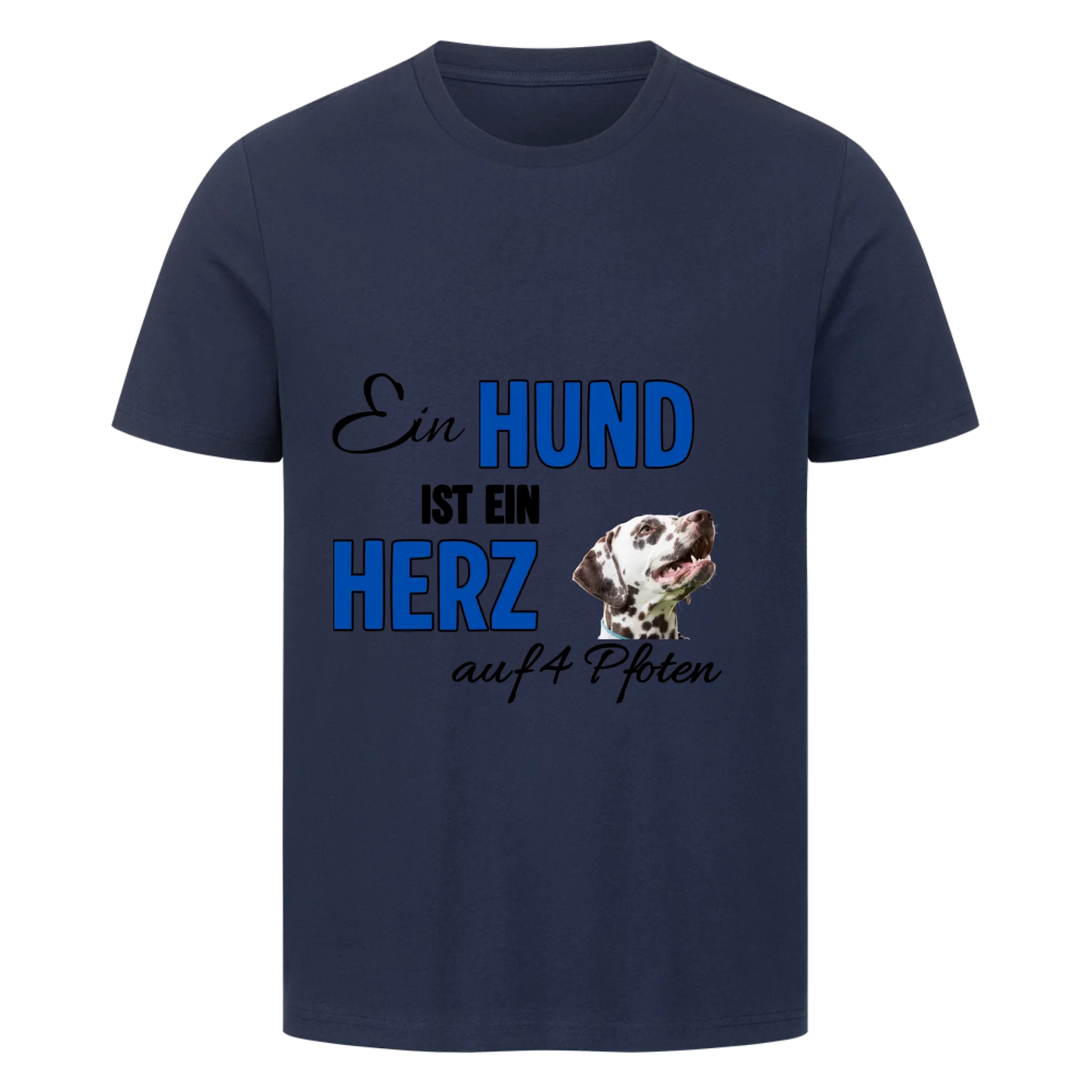 Ein Hund ist ein Herz auf 4 Pfoten - T-Shirt