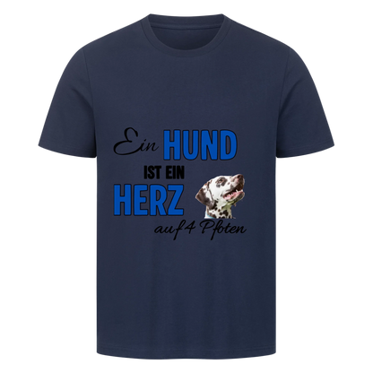 Ein Hund ist ein Herz auf 4 Pfoten - T-Shirt