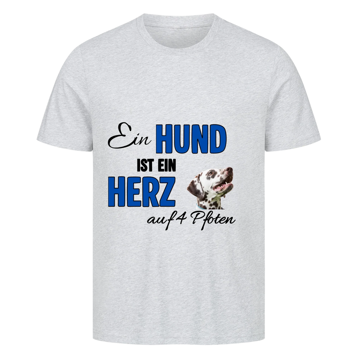 Ein Hund ist ein Herz auf 4 Pfoten - T-Shirt