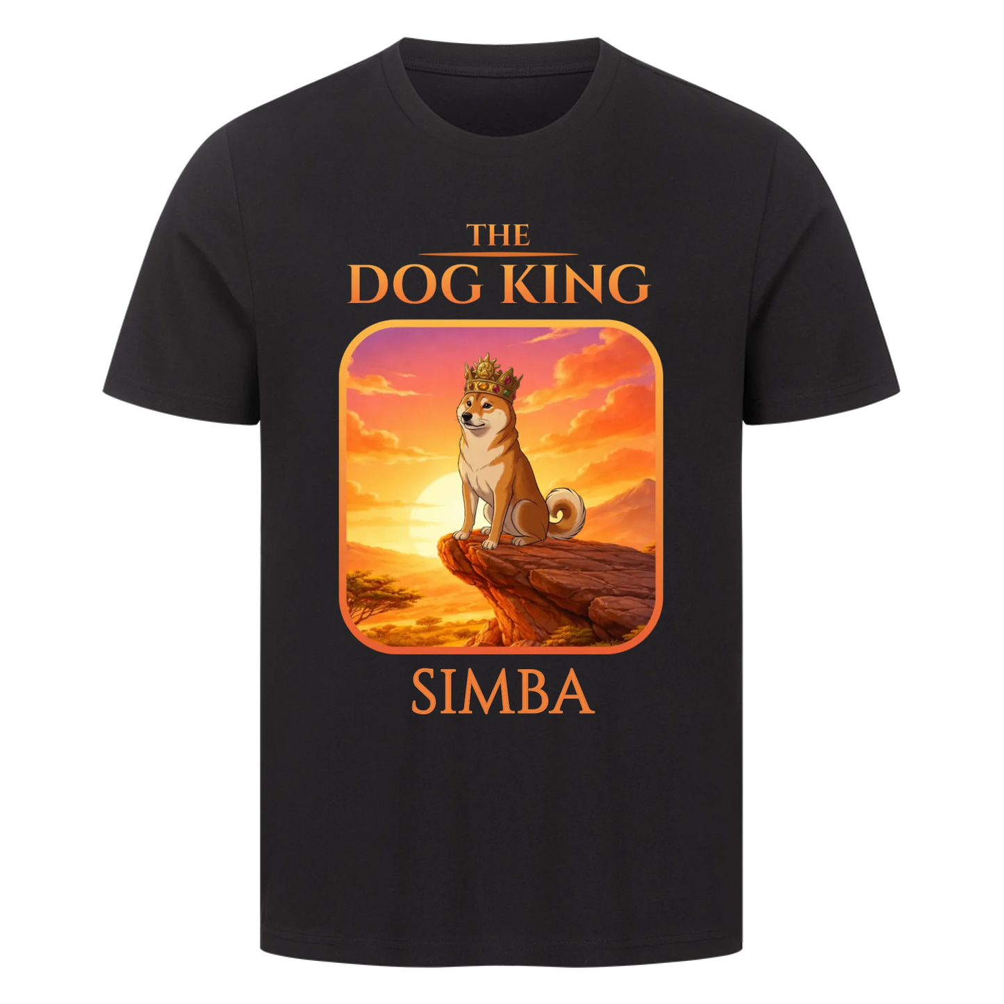 The Dog King Disney Stil - Tshirt