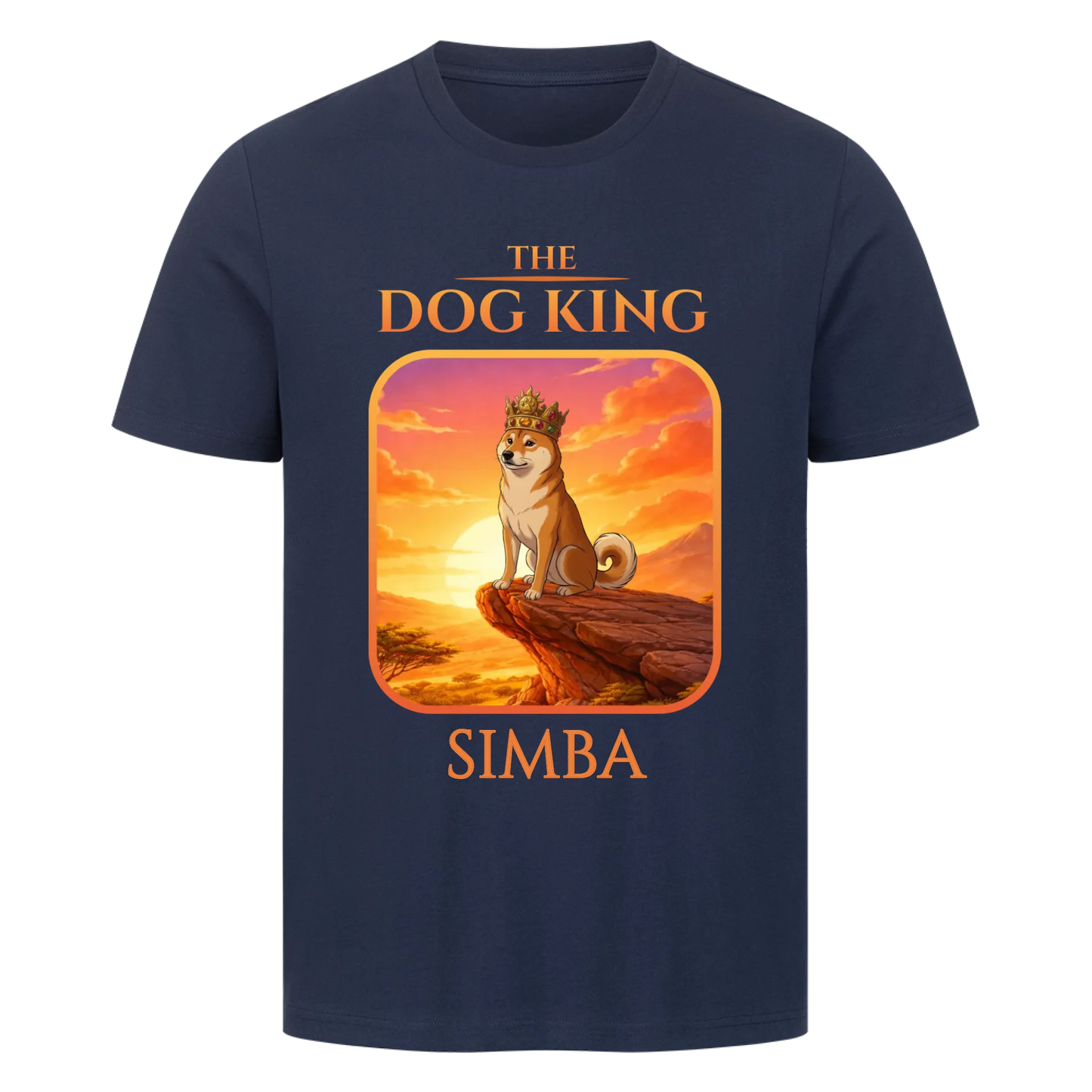 The Dog King Disney Stil - Tshirt