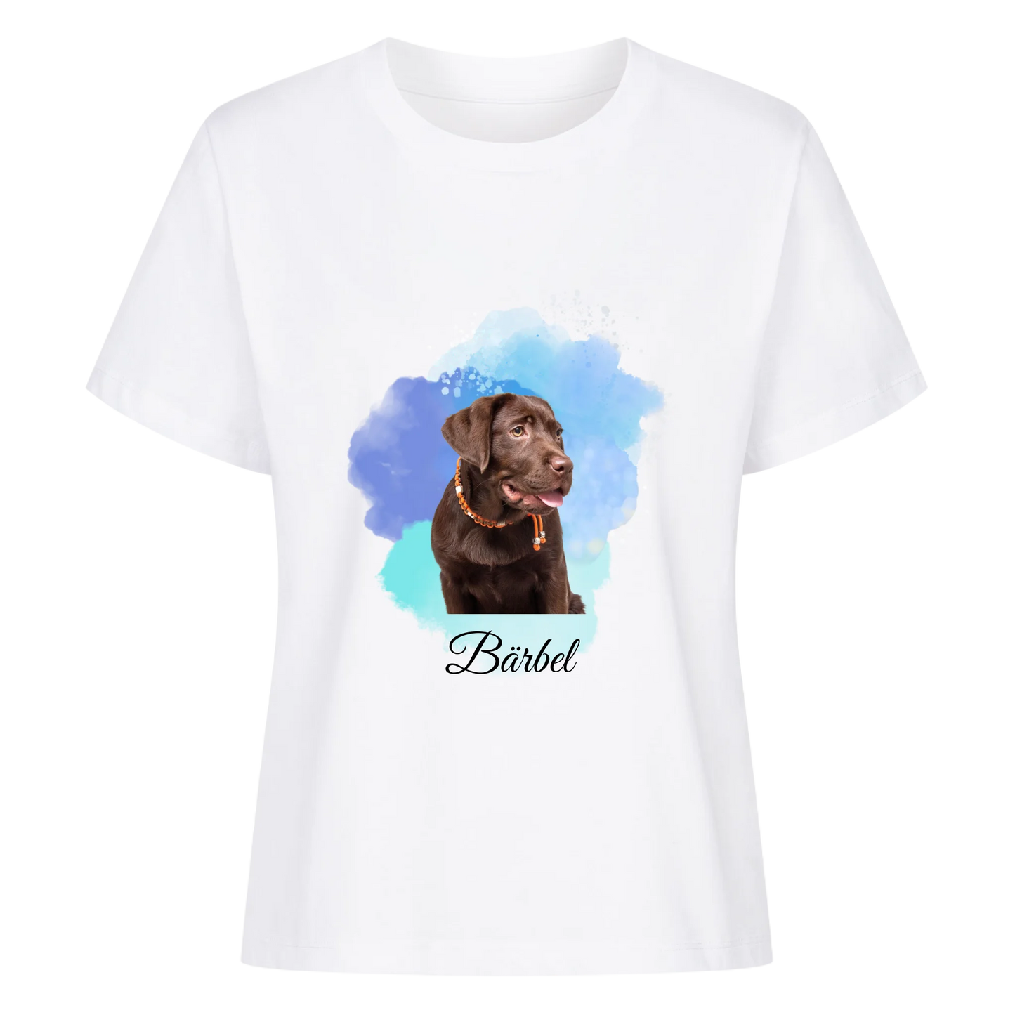Aquarell Hund - Damen T-Shirt