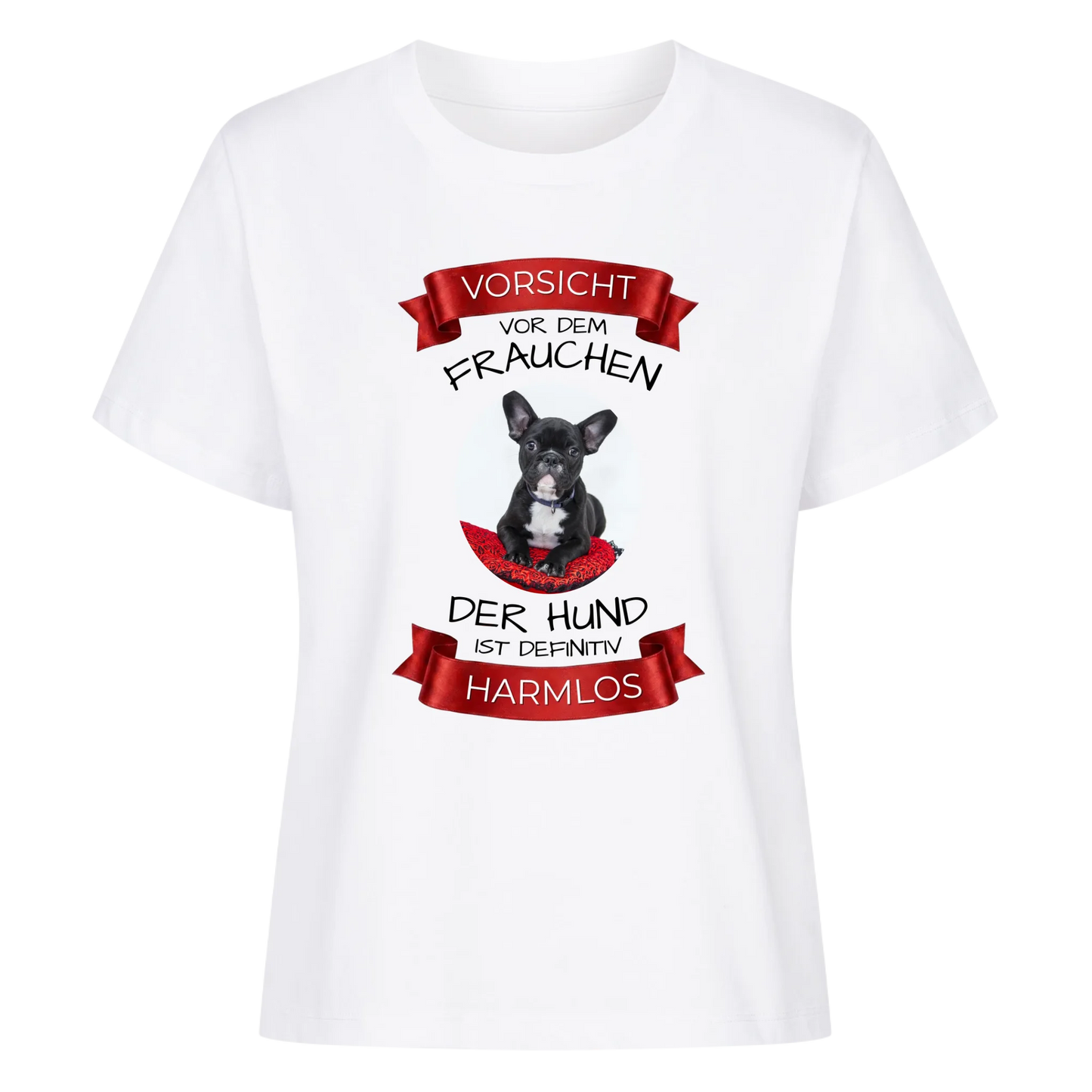 Vorsicht vor dem Frauchen - Damen T-Shirt
