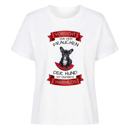 Vorsicht vor dem Frauchen - Damen T-Shirt