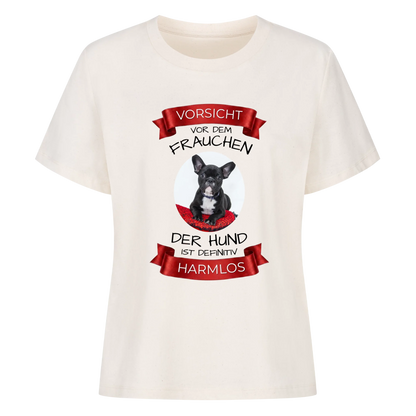 Vorsicht vor dem Frauchen - Damen T-Shirt