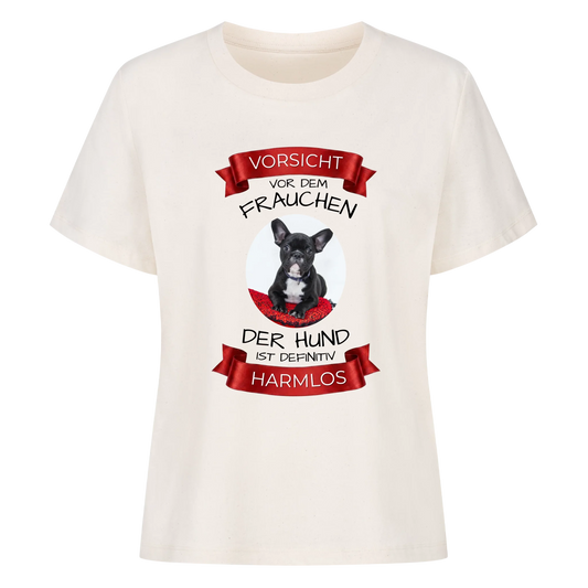 Vorsicht vor dem Frauchen - Damen T-Shirt
