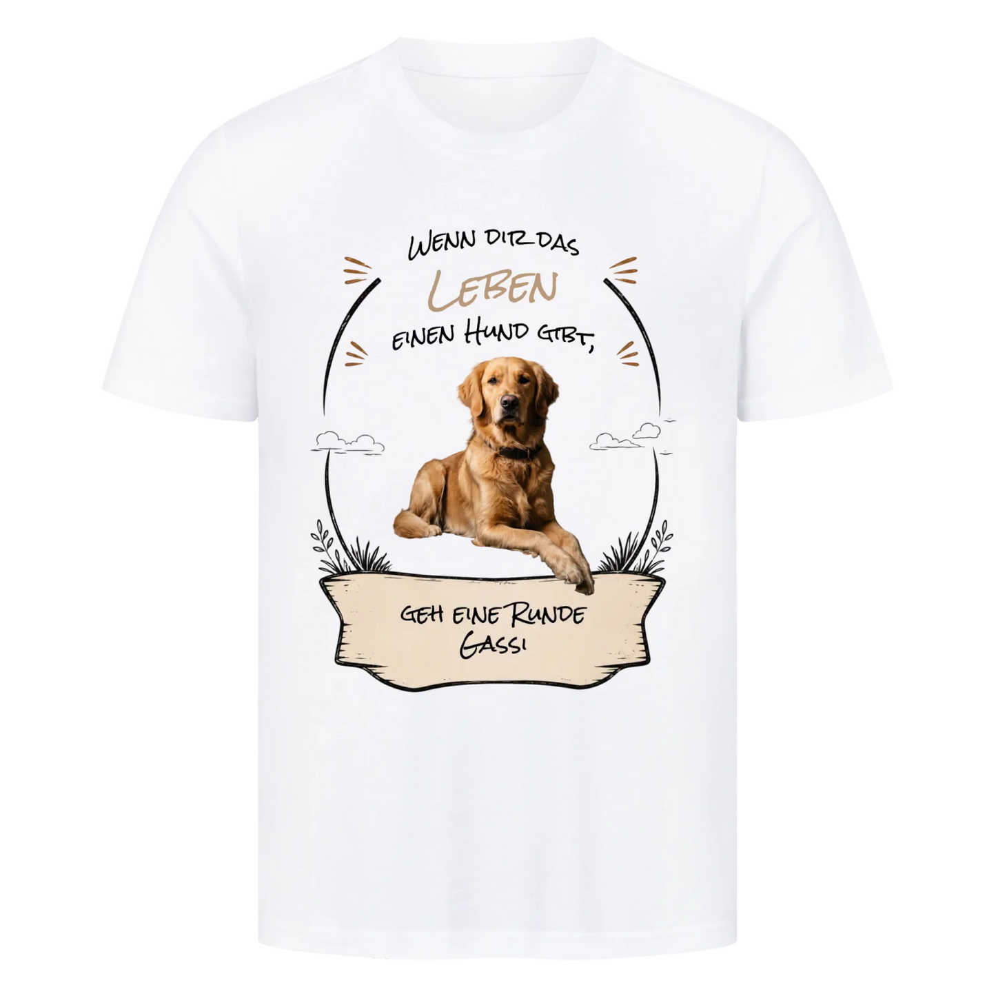 Geh eine Runde Gassi - Tshirt Unisex