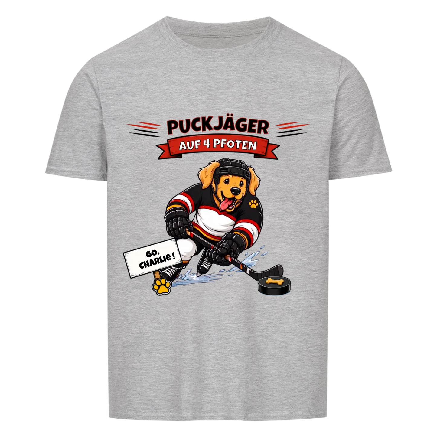 Puckjäger auf 4 Pfoten - Tshirt Unisex
