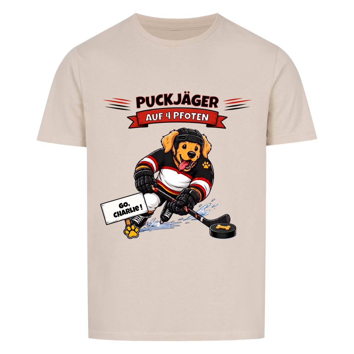 Puckjäger auf 4 Pfoten - Tshirt Unisex