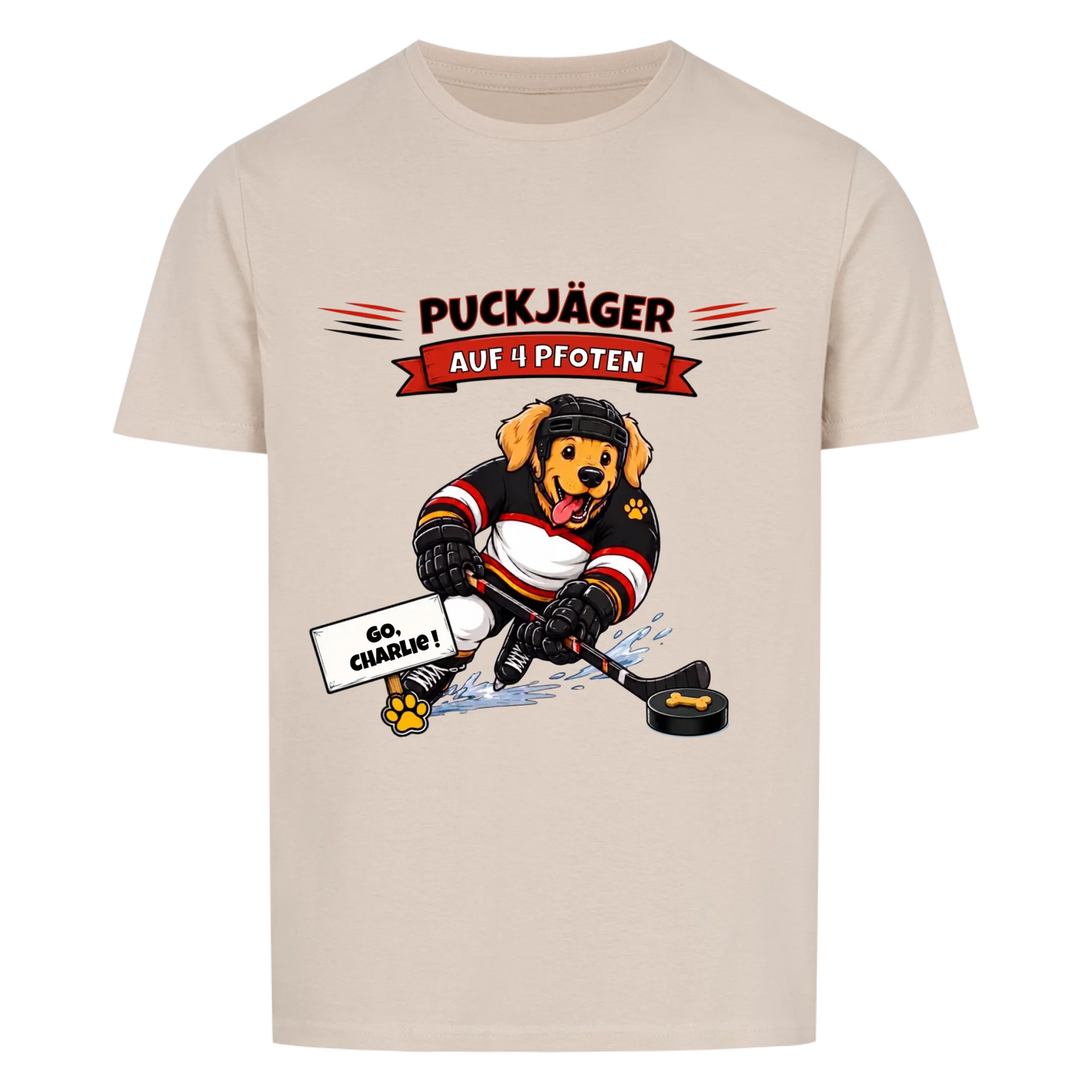 Puckjäger auf 4 Pfoten - Tshirt Unisex