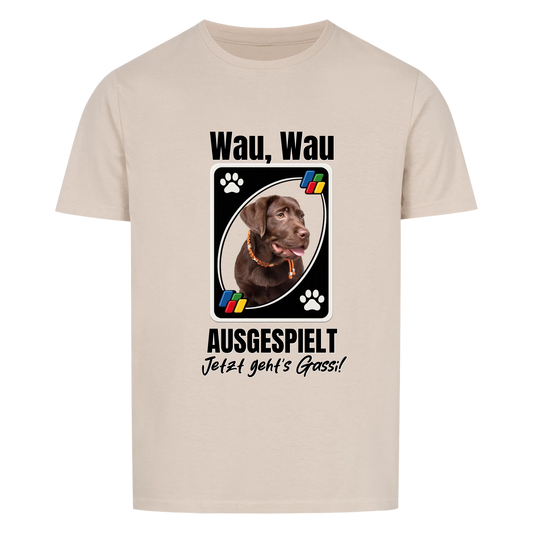 Wau Karte ausgespielt - TShirt Unisex