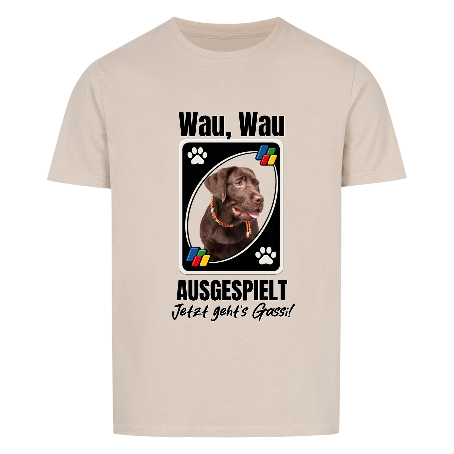 Uno Karte personalisiert - TShirt Unisex