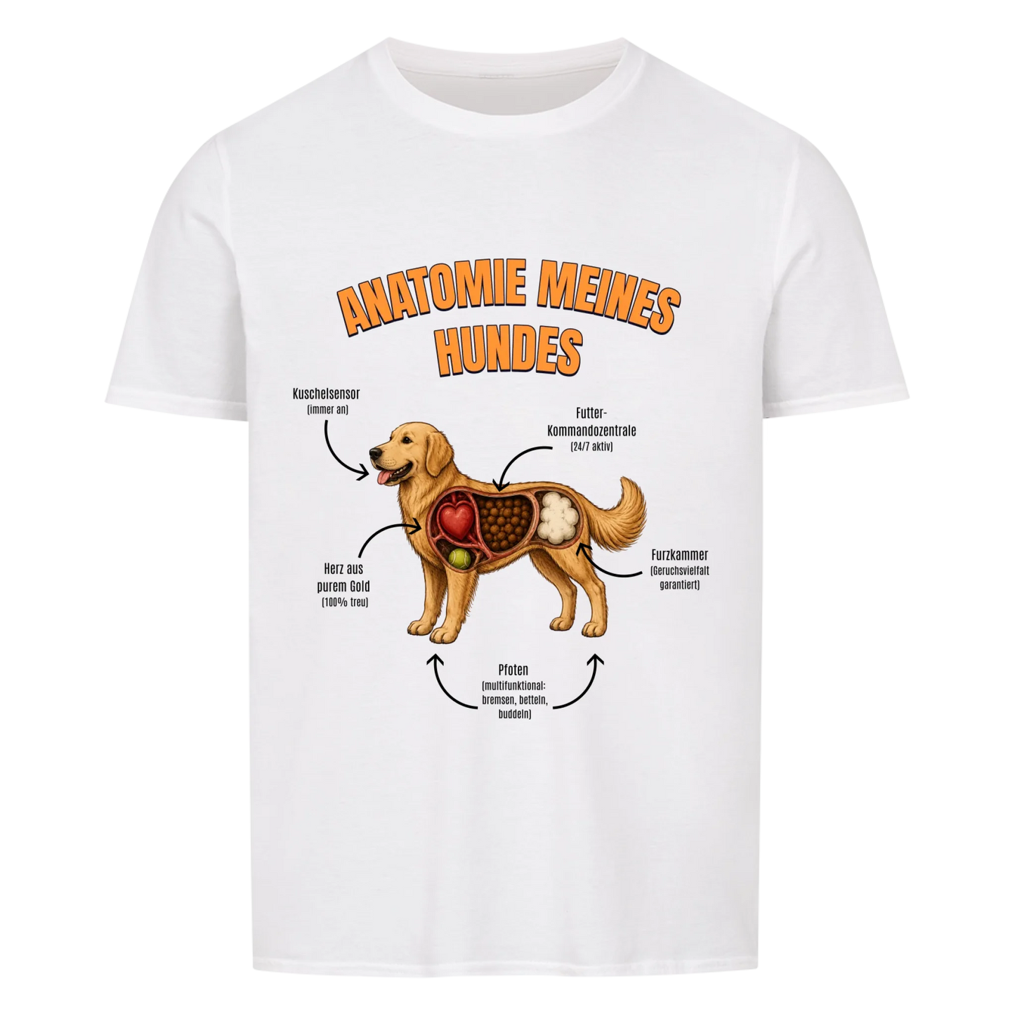 Anatomie meines Hundes - Tshirt Unisex