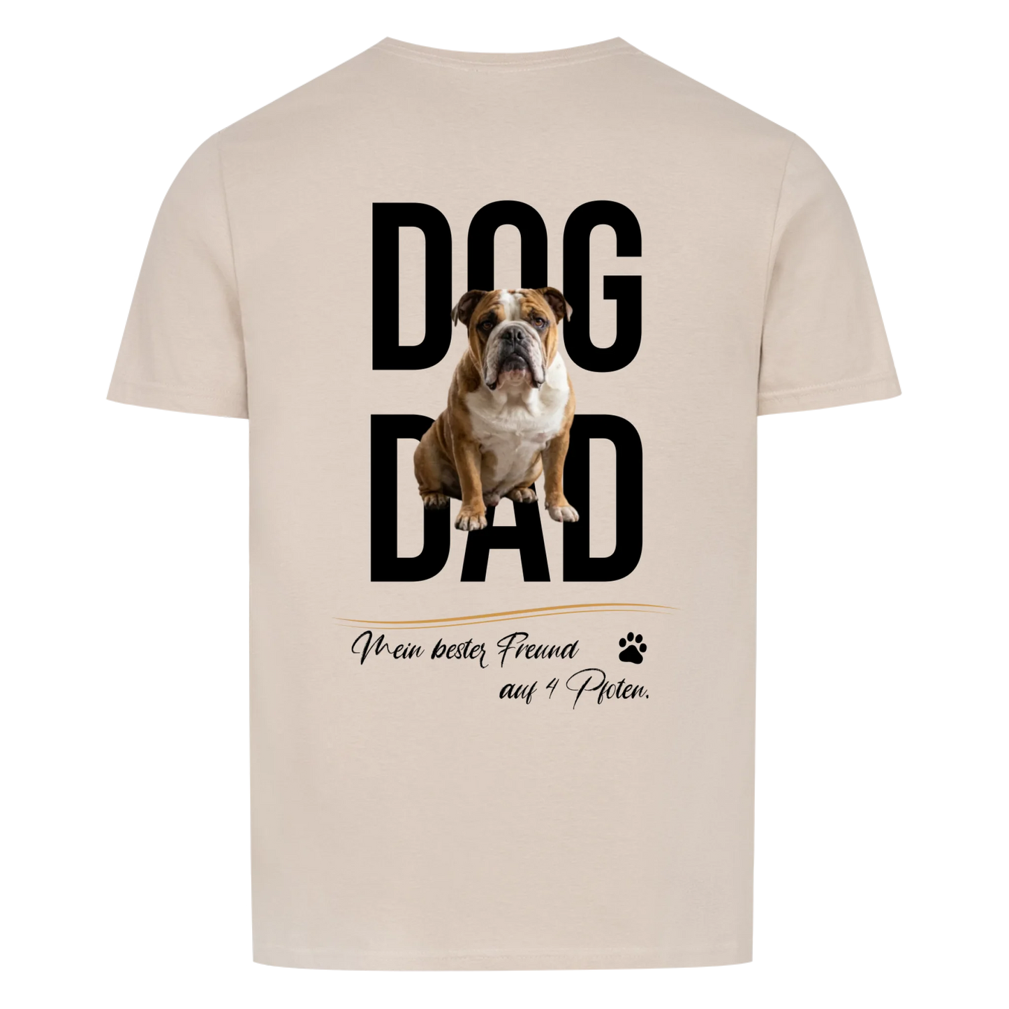 Dog Dad groß - Tshirt personalisierbar