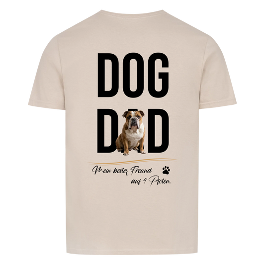 Dog Dad groß - Tshirt personalisierbar