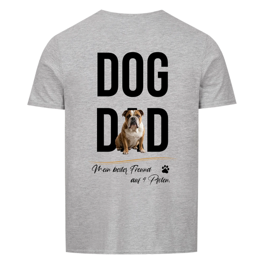 Dog Dad groß - Tshirt personalisierbar