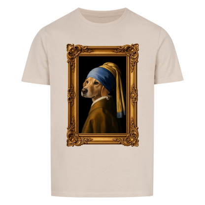 Personalisiertes Unisex-Tshirt - Das Mädchen mit dem Perlenohrring.
