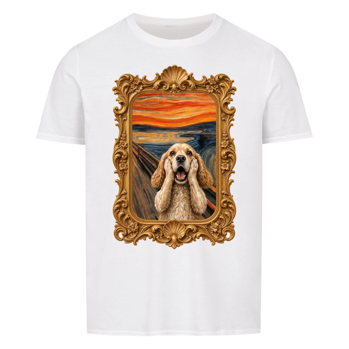 Personalisiertes Unisex-Tshirt - The Scream
