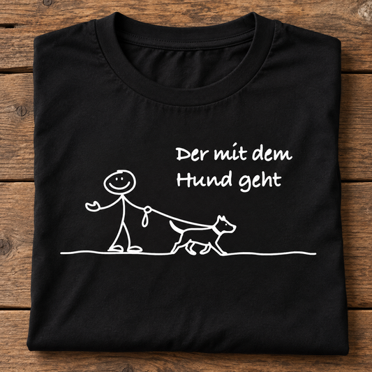 Der mit dem Hund geht - HigherBlanks Premium T-Shirt