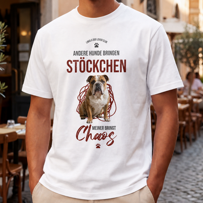 Andere Hunde bringen Stöckchen - Tshirt Unisex